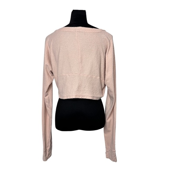 💎 Gymshark Long Sleeve Crop Top Peach - Picture 2 of 7